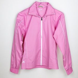 Adidas Pink Zip Up Sweater